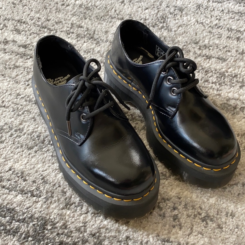 Dr Martens HOLLY 1461 Smooth Leather Platform